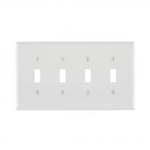 Leviton PJ4-W - WH WP MIDWAY 4G SW TGL THERMPL.