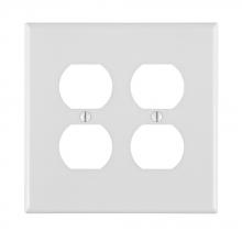 Leviton PJ82-W - WH WP 2G MIDWAY REC DUP THERMPL.