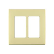 Leviton REWP2-CS - RENU 2 GANG WLPLT CORN SILK