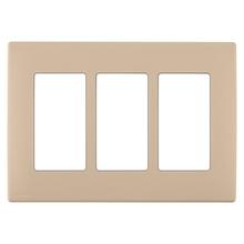 Leviton REWP3-DT - RENU 3 GANG WLPLT DAPPER TAN