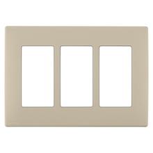 Leviton REWP3-NS - RENU 3 GANG WLPLT NAVAJO SAND