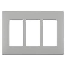 Leviton REWP3-PG - RENU 3 GANG WLPLT PEBBLE GRAY