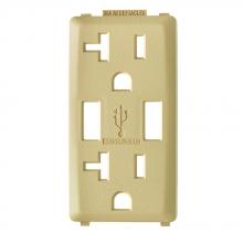 Leviton RKAA2-DT - DAP TAN RENU USB CHGER 20A REC FACEPLATE