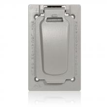 Leviton WM1VF-GY - VERT WEATHER PROOF COVER