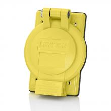 Leviton 7420-YL - YL COVER PLATE WR 20/30A SGL LOCK