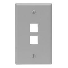 Leviton 41080-2GP - WP 2PORT SG GY