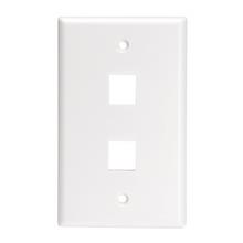 Leviton 41080-2WL - WP 2PORT SG EXT WH