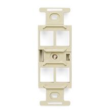 Leviton 41087-QIP - 4PORT QP DUPLEX 106 STRAP IV