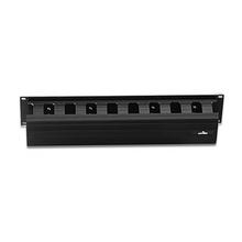 Leviton 492RU-HFO - VERSI-DUCT 2RU FRONT ONLY BLACK