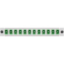 Leviton APL12-SCA - PLT LGX 12F OS2 SIMPLEX SC/APC GREEN