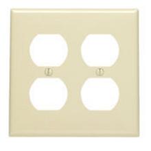 Leviton 80716-ORG - OR WP 2G DUP OUTLET THERMOPL