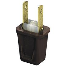 Leviton 123-P - 1-15P POLARIZED PLUG BROWN