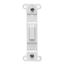 Leviton 80700-W - WH TOGGLE BLANK INSERT PLASTIC