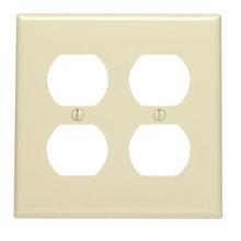 Leviton 80716-I - 2G DUPLEX NYLON IVORY