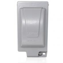 Leviton IUM1V-GY - GY VERT RAINTIGHT METAL COVER DUP  DEC