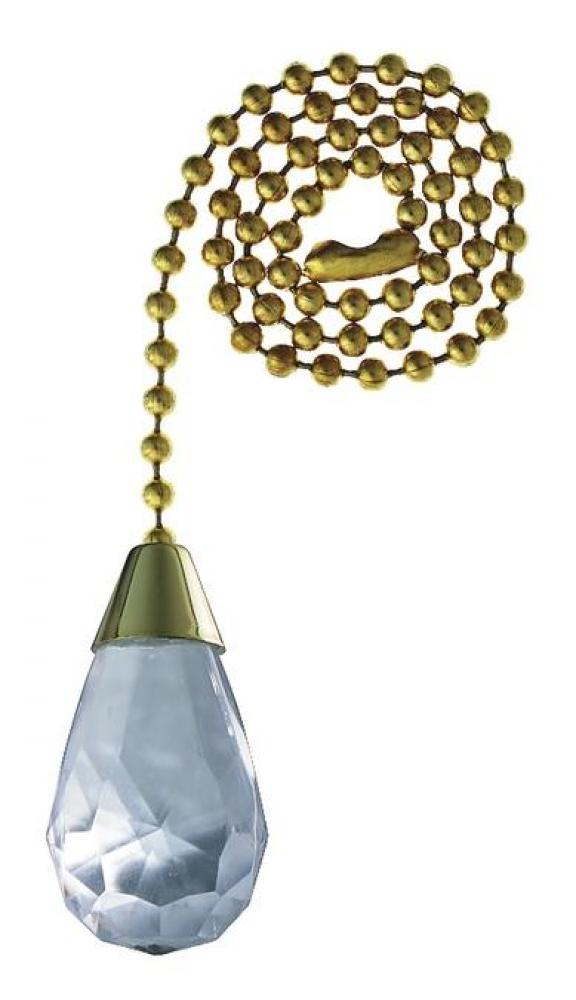 Acrylic Teardrop Pull Chain