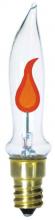 Westinghouse 0366100 - 3W CA5 1/2 Incand Flicker Flame LtBlb