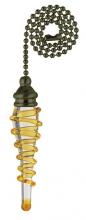 Westinghouse 7712200 - Yellow Spiral Glass Pull Chain