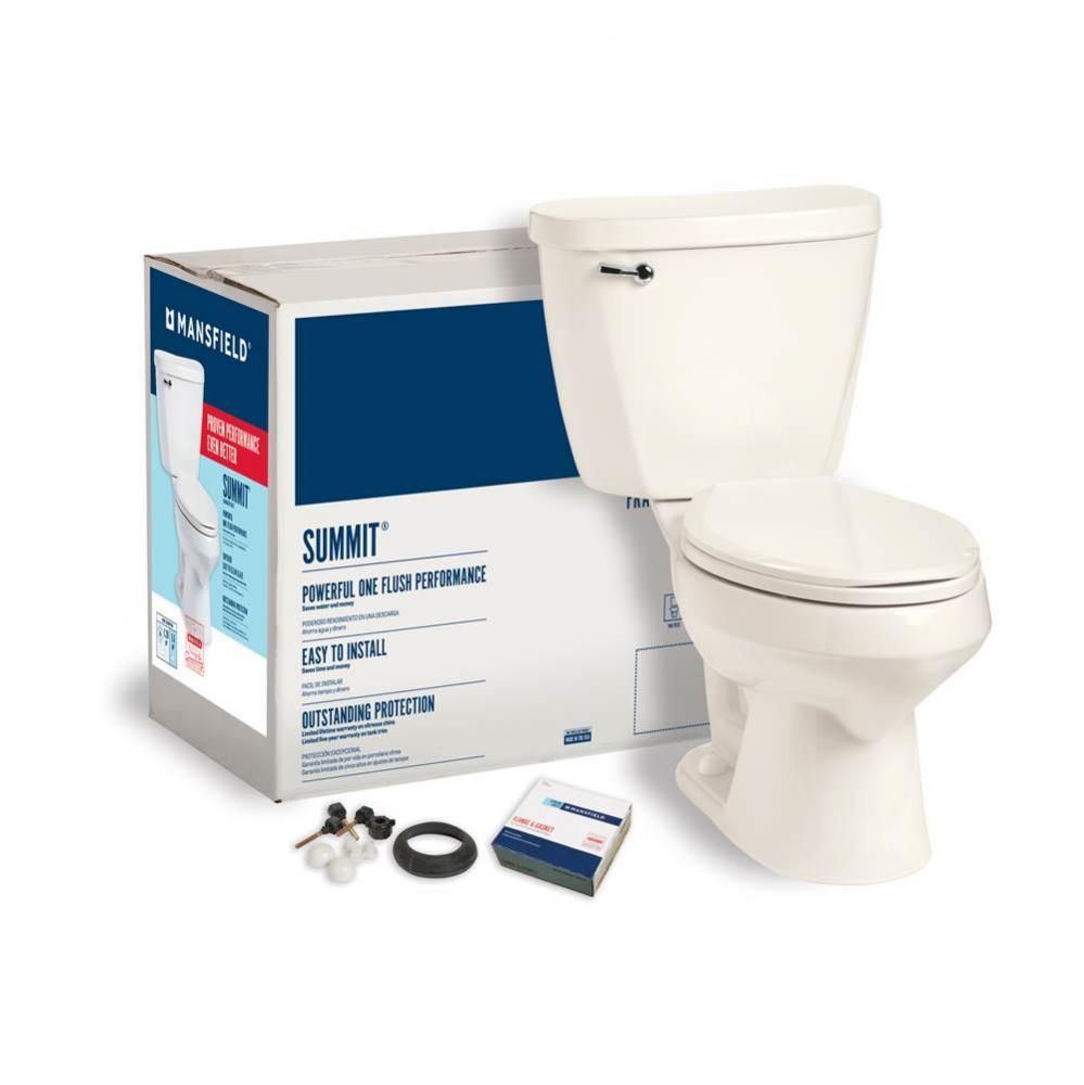 Summit 1.6 Elongated Complete Toilet Kit