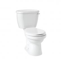 Mansfield Plumbing 4810-3816RHWHT - Cascade 1.28 Round Toilet Combination