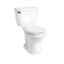 Mansfield Plumbing 4810-3816WHT - Cascade 1.28 Round Toilet Combination