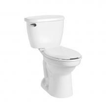 Mansfield Plumbing 4817-3816WHT - Cascade 1.28 Elongated SmartHeight Toilet Combination