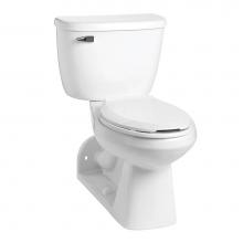 Mansfield Plumbing 151-123WHT - Quantum 1.6 Elongated SmartHeight Rear-Outlet Floor-Mount Toilet Combination