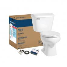 Mansfield Plumbing A13010017 - Pro-Fit 1 1.6 Round Complete Toilet Kit