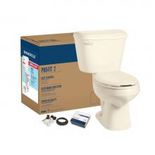Mansfield Plumbing 041350517 - Pro-Fit 2 1.28 Elongated Complete Toilet Kit