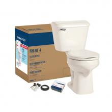 Mansfield Plumbing 011714317 - Pro-Fit 4 1.6 Round SmartHeight Complete Toilet Kit