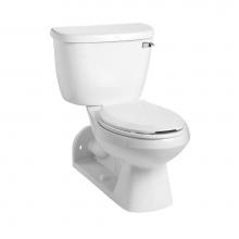 Mansfield Plumbing 149-153RHWHT - QuantumOne 1.0 Elongated Rear-Outlet Floor-Mount Toilet Combination