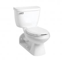 Mansfield Plumbing 149-153WHT - QuantumOne 1.0 Elongated Rear-Outlet Floor-Mount Toilet Combination