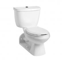 Mansfield Plumbing 149-122WHT - Quantum 1.6 Elongated Rear-Outlet Floor-Mount Toilet Combination