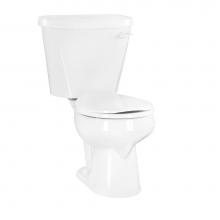 Mansfield Plumbing 380-376RHWHT - Summit Pro 1.6 Round Toilet Combination
