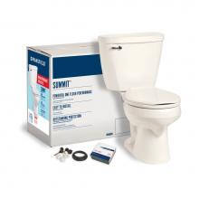 Mansfield Plumbing 038014317 - Summit 1.6 Round Complete Toilet Kit
