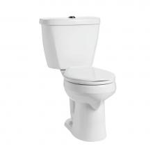 Mansfield Plumbing 388-3386WHT - Summit Dual Flush Round SmartHeight Toilet Combination