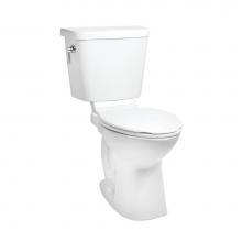 Mansfield Plumbing 4987-2987WHT - Vanquish 1.28 Elongated SmartHeight Toilet Combination