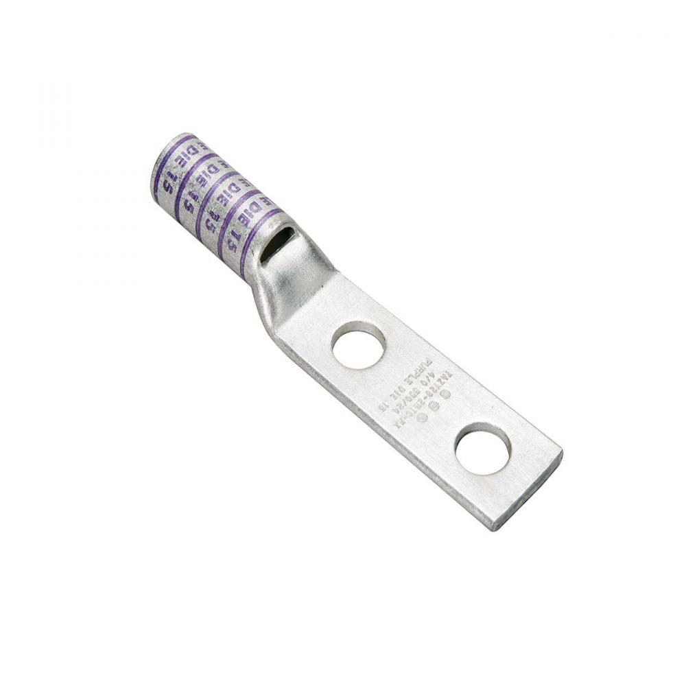 CULUG- 3AWG-LONG W/PORT,2HOLE 1/4STUD E2