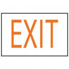 Killark, a Hubbell affiliate NWP-DECAL01 - DISCONTINUED-RED EXIT WHITE BACKGROUND