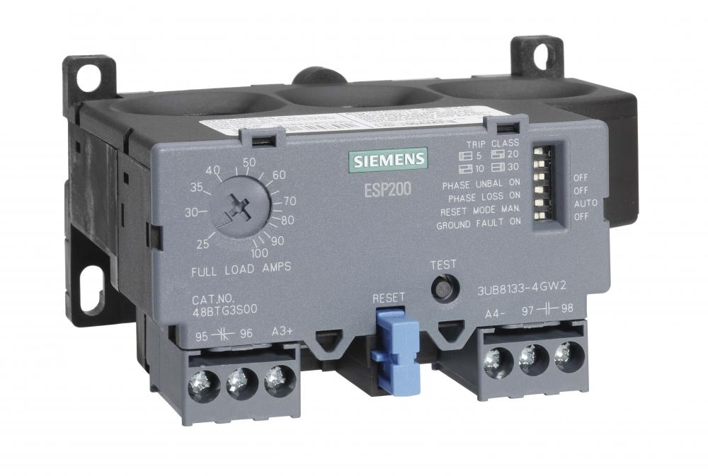 Overload Relay, 25-100 Amps, Single Phas