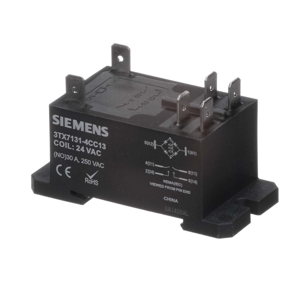 ENCL PWR RELAY, DPST-NO, 30A, 24VAC