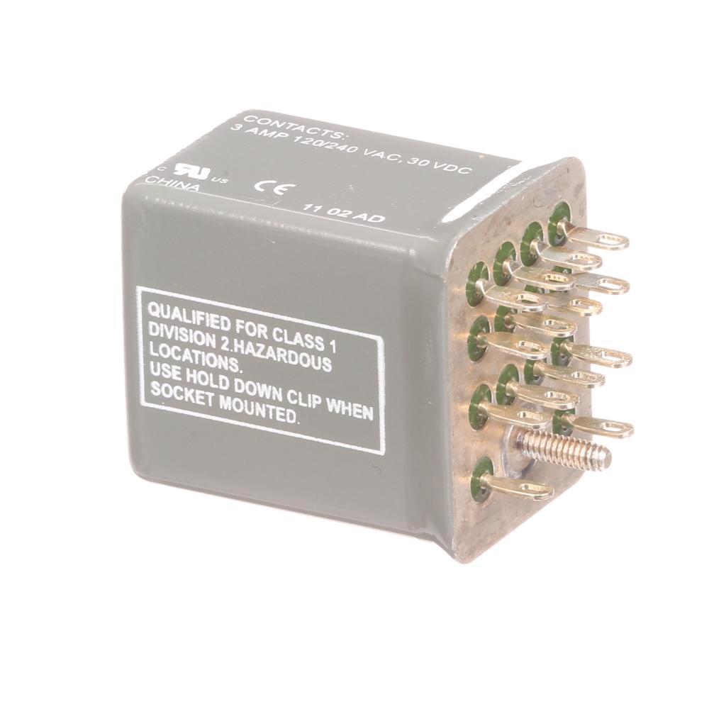 HERM SLD PLUG-IN RELAY, 4PDT, 3A, 12VDC