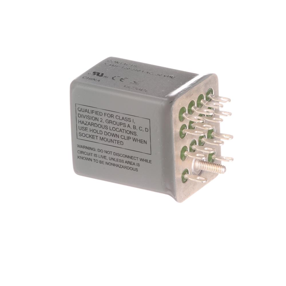 HERM SLD PLUG-IN RELAY, 4PDT, 5A, 12VDC