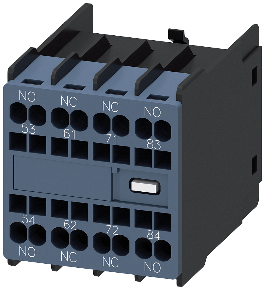 AUX. SWITCH 2NO+2NC FOR S00 & S0 SPRNG