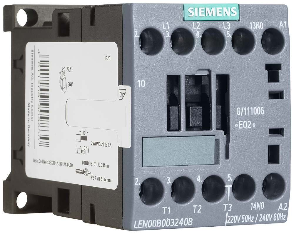 CONTACTOR,LTG,EH,OPEN,20A,3NO,24V