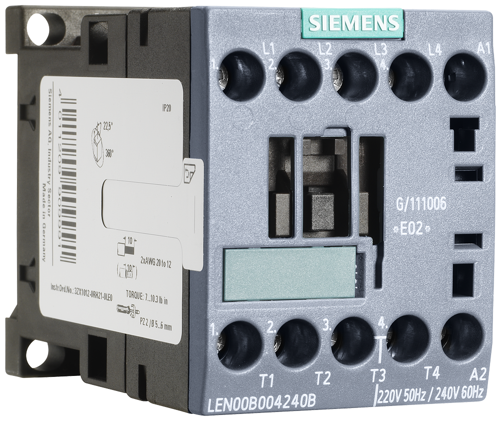 CONTACTOR,LTG,EH,OPEN,30A,4NO,24V