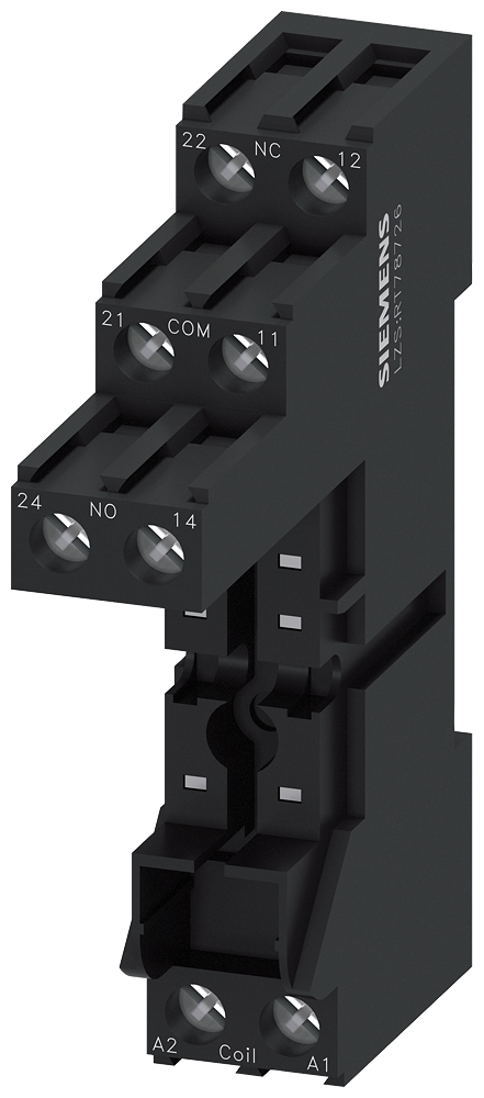 PLUG-IN BASE FOR DIN RAIL MOUNTING