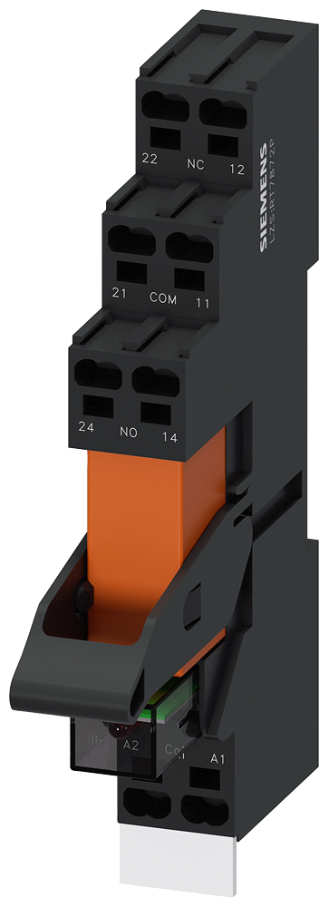 PLUG-IN RELAY, 24VDC, WITH LED