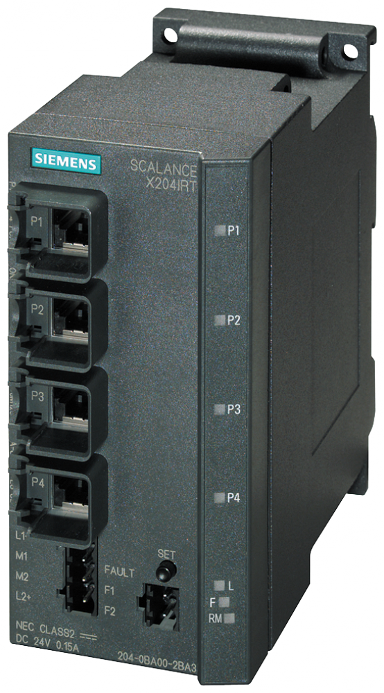 SIMATIC, SCALANCE X204IRT,MANAGED SWITCH