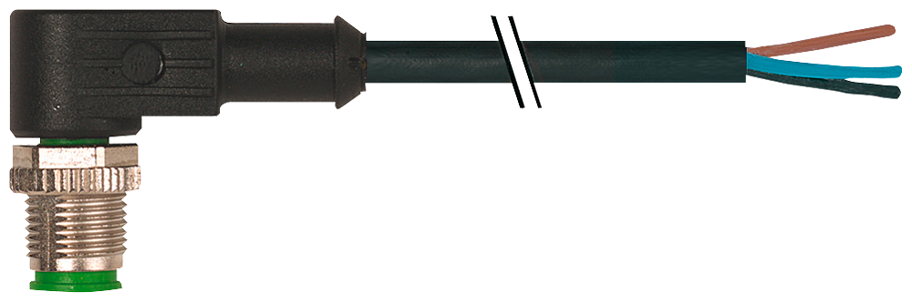 M12 PROFIBUS SOCKET ANGLED,5-P,A CODING